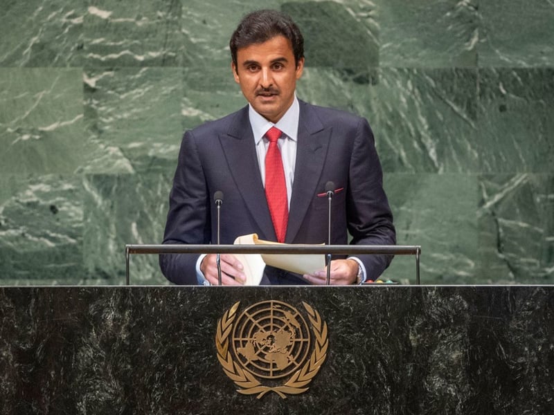 Qatar’s Sheikh Tamim addresses UNGA on ceasefire and mediation