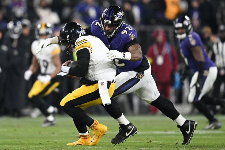 Ravens Lions Week 3 Lamar Jackson Lamar Jackson attacks the edge against Detroit in Week 3