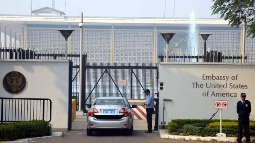 Indian applicants outside US consulate as $100,000 H-1B fee takes effect