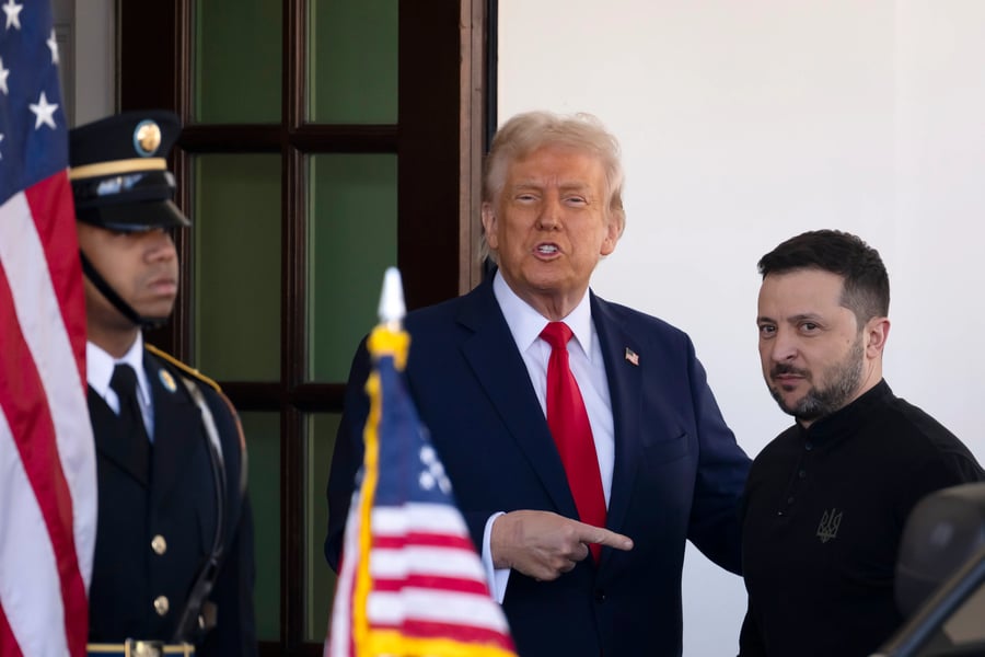 President Donald Trump announces military aid for Ukraine conflict day 1301