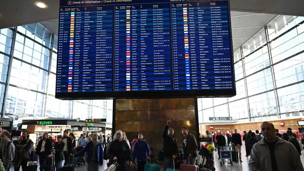 Drone disruption at Copenhagen Airport Copenhagen Airport halts operations after suspected drone activity