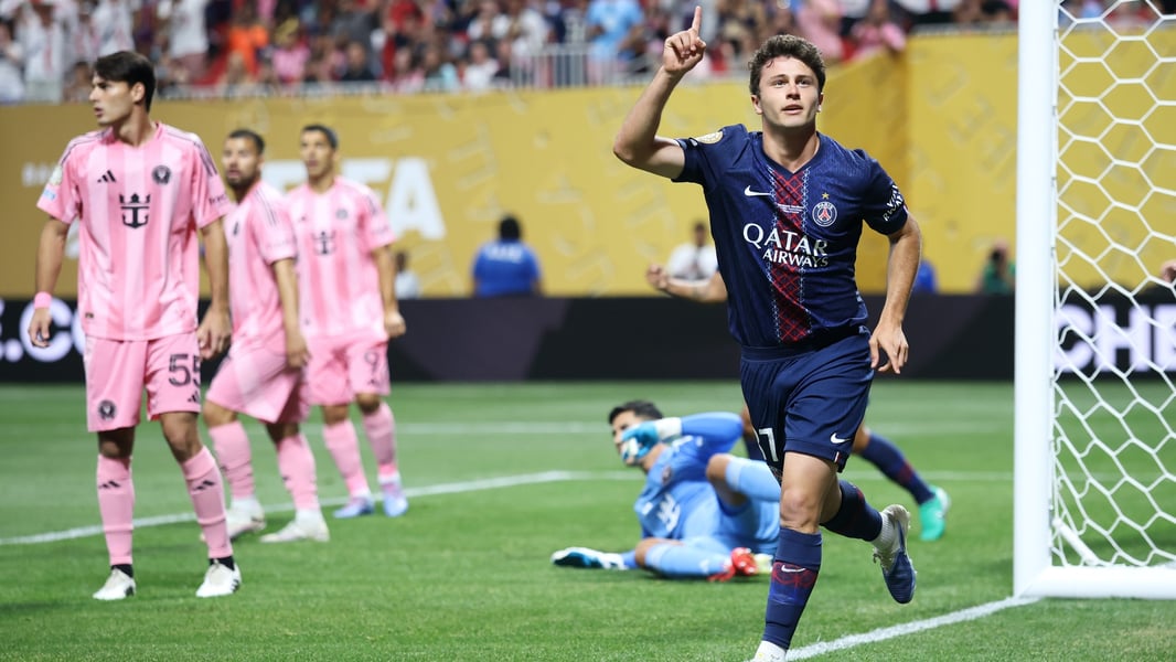 joao neves goal, psg vs inter miami, club world cup 2025