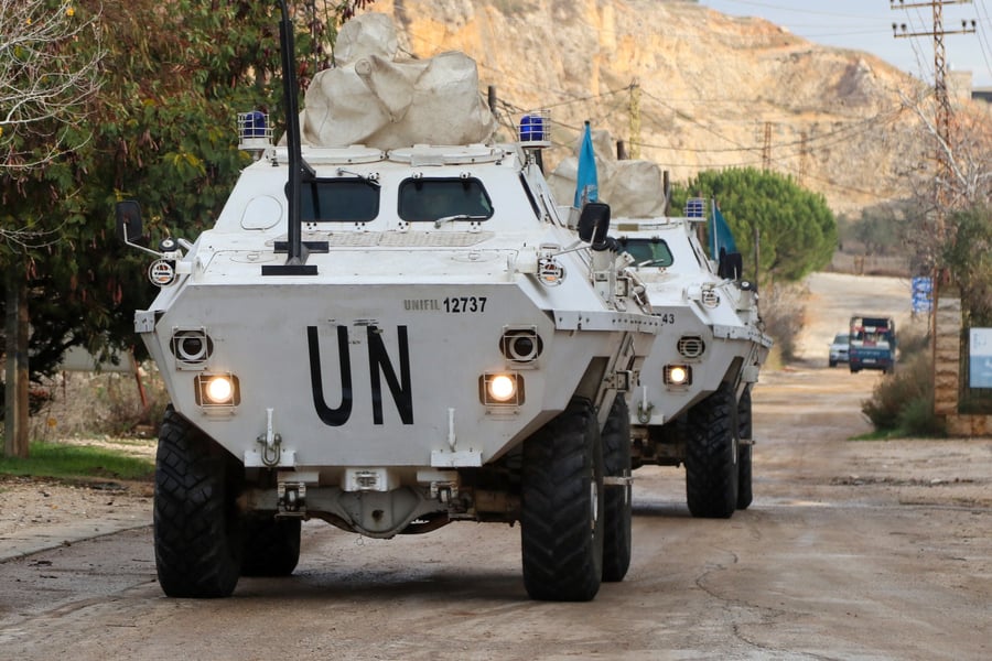 UNIFIL patrol near Kfar Kila as ceasefire frays UNIFIL armored vehicle on patrol near Kfar Kila along the Lebanon–Israel frontier.