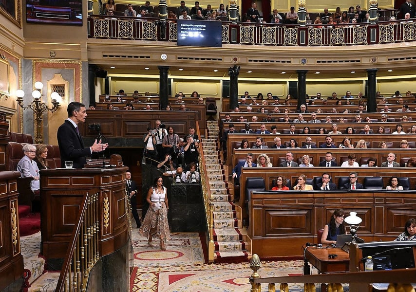 Spanish lawmakers vote to formalize an arms embargo, signaling Europe’s shifting center of gravity