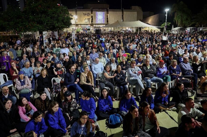 Families gather at Tel Aviv’s Hostages Square as released captives arrive for medical checks and reunions