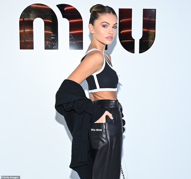 Thylane Blondeau at a Miu Miu presentation in Paris Thylane Blondeau arriving for a Miu Miu presentation in Paris