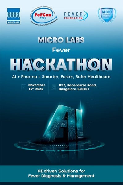 Micro Labs announces AI Hackathon in the run-up to the 8th edition of the Fever Foundation of India Conference (FeFCon 2025)