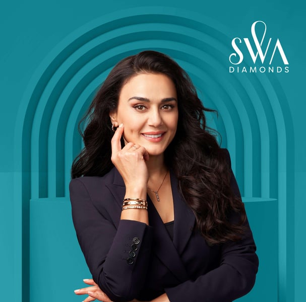 Preity G Zinta Shines as the New Face of Swa Diamonds’ ‘As Real As You’ Campaign