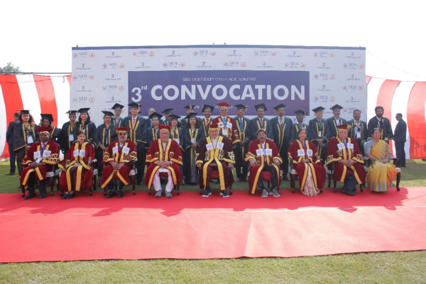 Vice President of India Calls for Nation-Building Through Education at SRM University Haryana’s 3rd Convocation