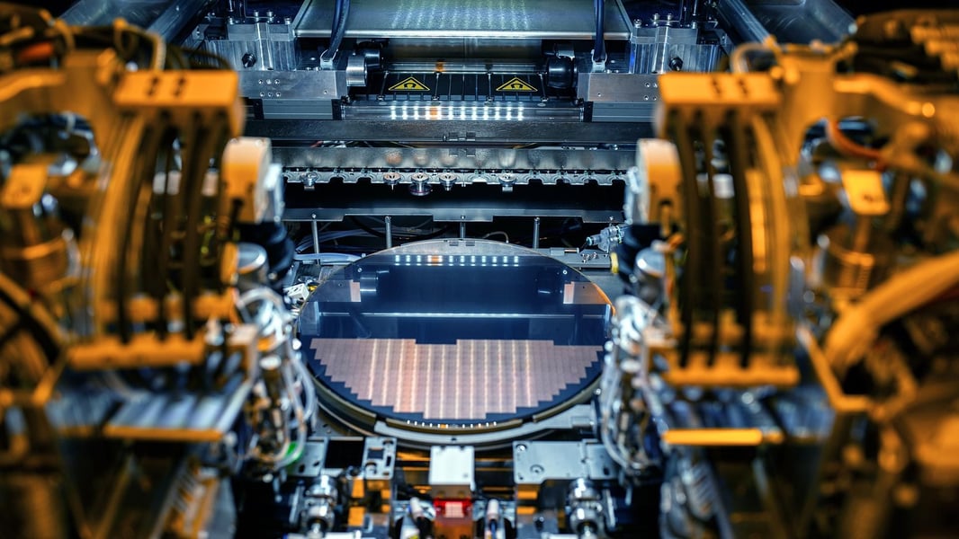 Semiconductor manufacturing facility producing AI chips for data centers