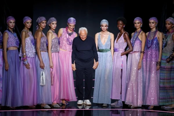 Giorgio Armani board directors succession plan Milan fashion empire
