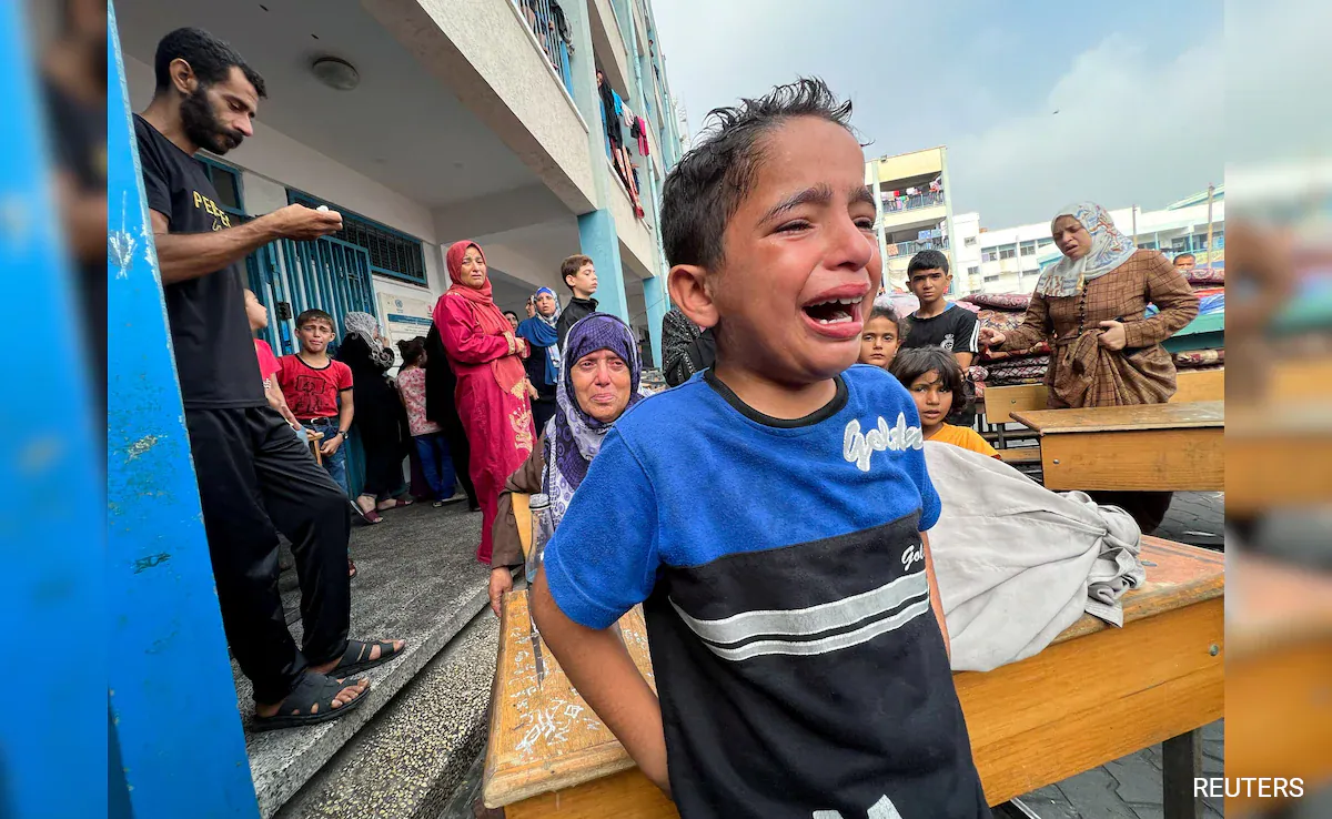 UNRWA schools in Gaza serve as shelters during ongoing Israeli bombardments.