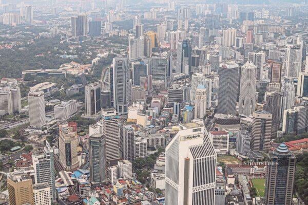 Tokyo skyline with economic decline and tariff impact illustration 2025