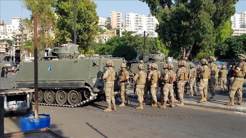 Lebanese army patrolling southern border after Israeli raid, 2025