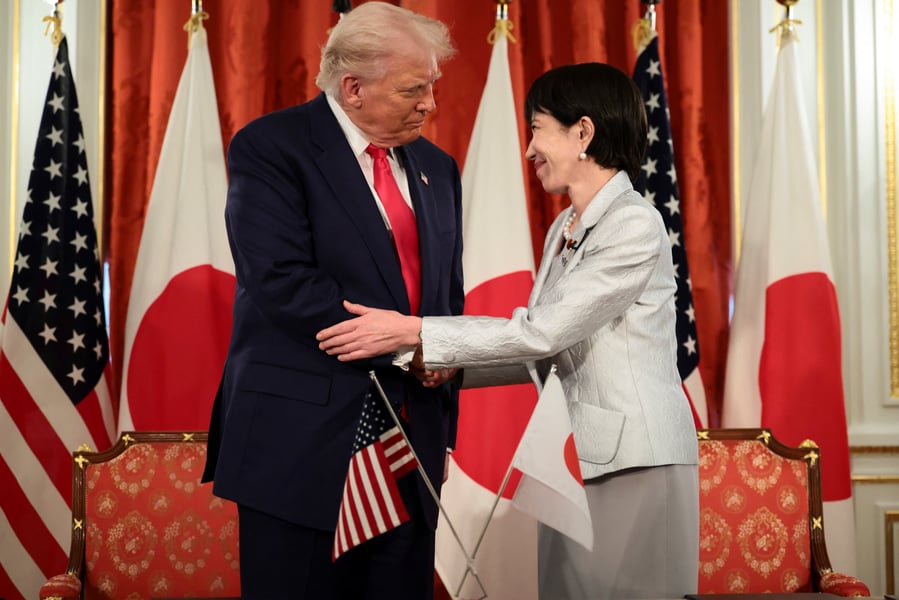 President Trump and Japanese PM Takaichi sign historic $550 billion AI and technology investment deal in Tokyo