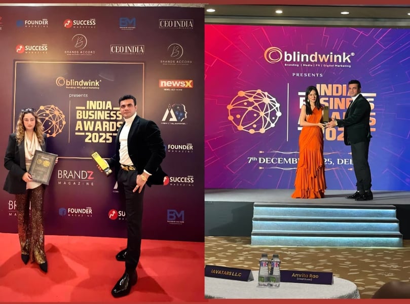 Invincible Us Infrastructure Pvt. Ltd. Honoured at India Business Awards 2025 in New Delhi