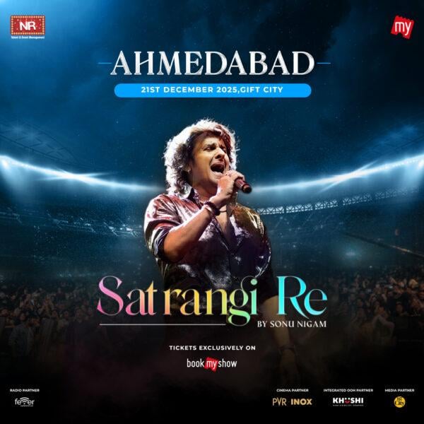 Sonu Nigam brings colourful musical spectacle Satrangi Re to Ahmedabad, the City of Colours, on December 21
