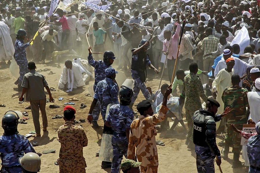 Janjaweed militias axe attacks Mukjar Deleig Garsila Darfur Sudan 2003 ICC Rahman conviction