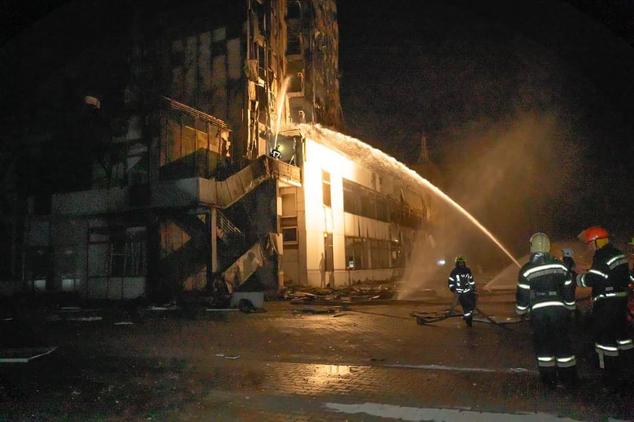Russian strikes damage energy infrastructure in Odesa as Ukraine faces power outages on Day 1391 of the war