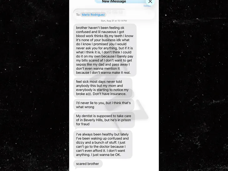 Tyler Perry sexual battery lawsuit Mario Rodriguez begging money texts