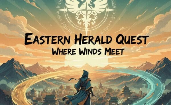 Eastern Herald daily quiz answer for December 16, 2025 in Where Winds Meet, showing the East Wind Herald motto seeking truth