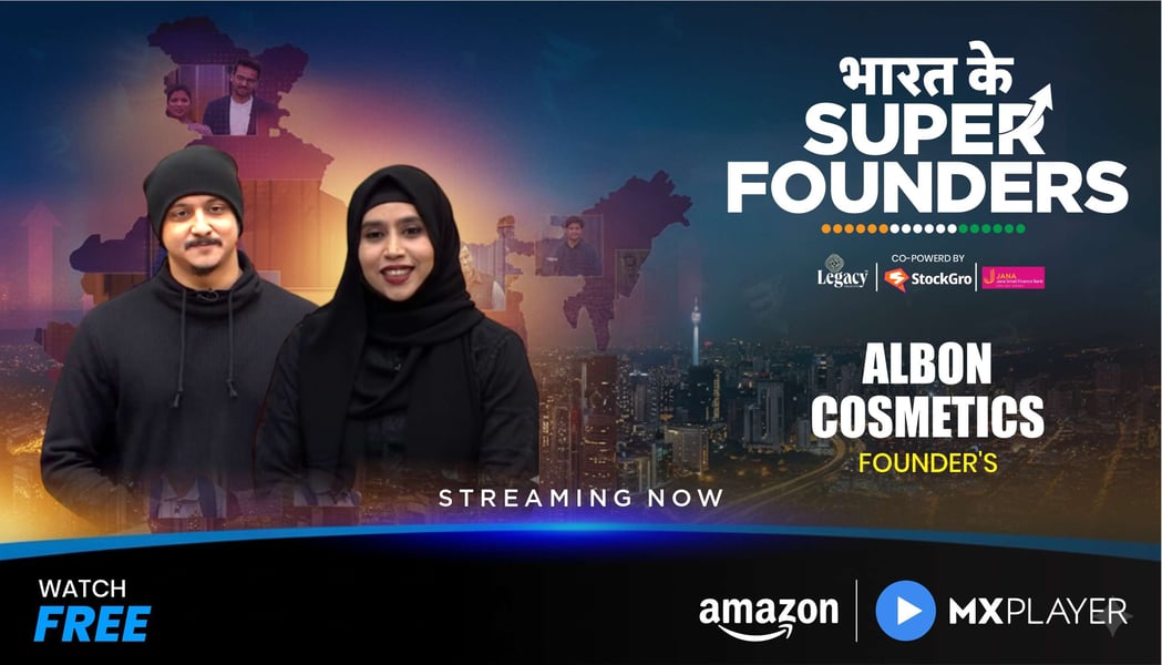 Albon Cosmetics Dares to Rewrite the Rules on Bharat Ke Super Founders with a ₹1.5 Crore Ask for Zero Equity