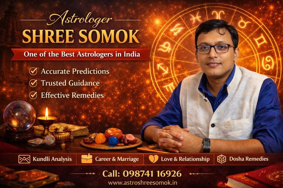 Astrologer Shree Somok Emerges as One of the Most Trusted and Best Astrologers in India, Offering Accurate and Ethical Astrological Guidance