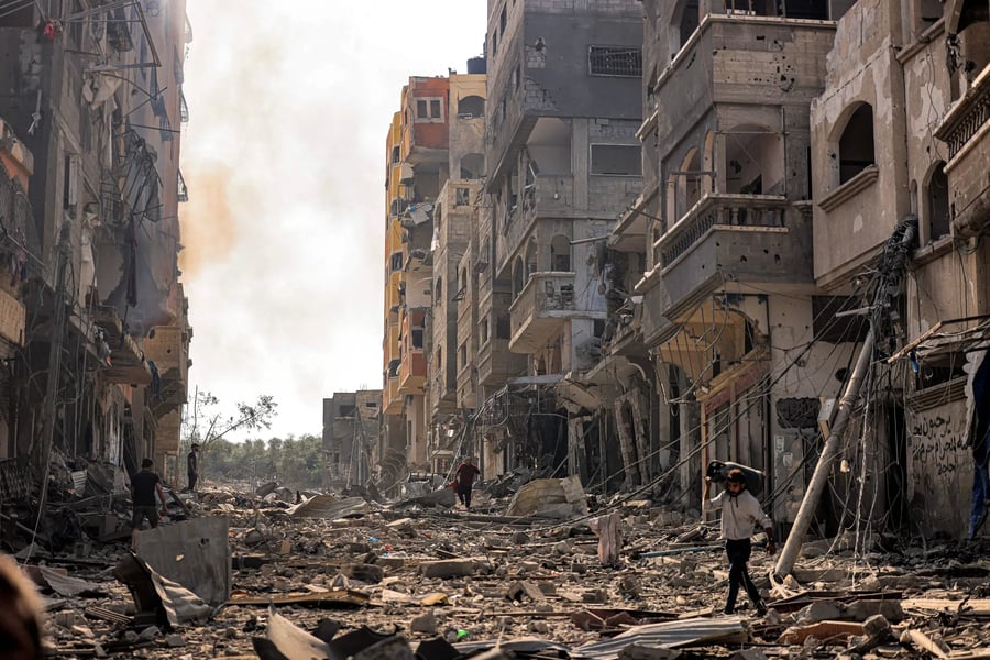 Gaza reduced to rubble by Israel bombs funded by US tax dollars