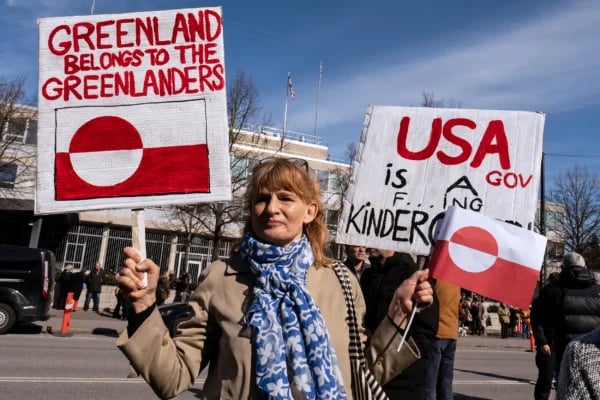 Greenlanders protest against Donald Trump’s plan to seize Greenland in Nuuk