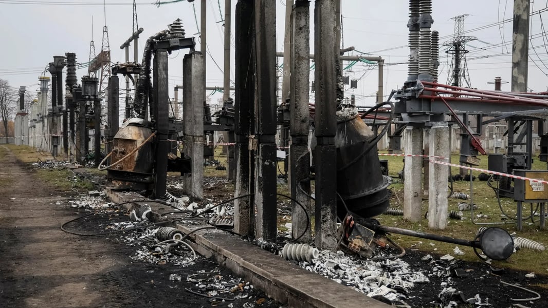 Russian drone strikes damage Ukraine’s energy grid during winter