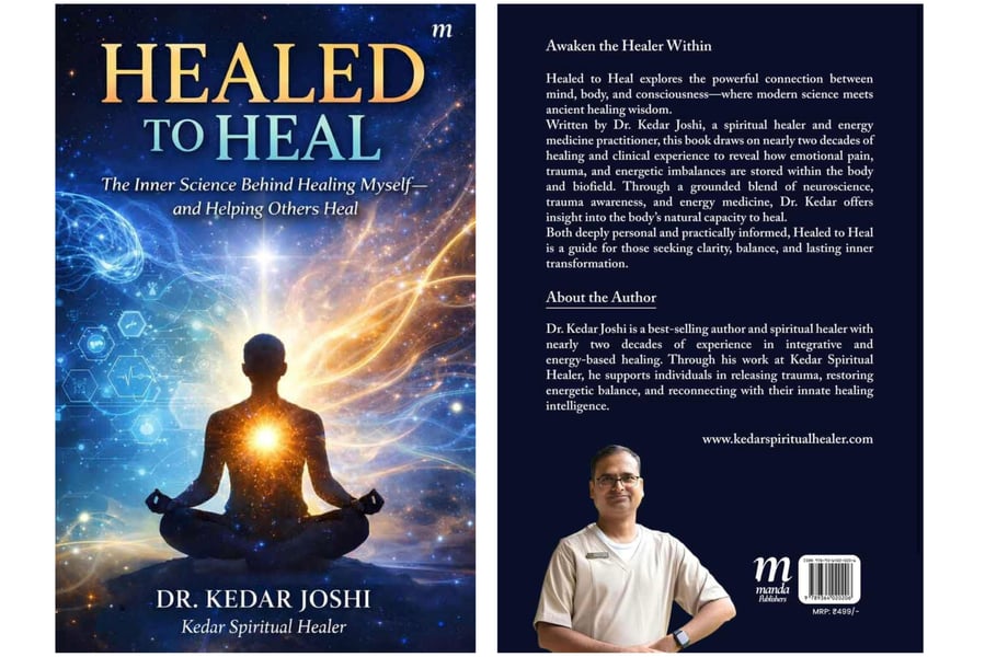Dr Kedar Joshi Releases “Healed to Heal,” A Book on Science, Trauma, and Recovery