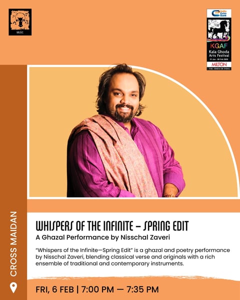 Nisschal Zaveri to Present 'Whispers of the Infinite - Spring Edit' at Kala Ghoda Arts Festival 2026 Alongside Usha Uthup and Ricky Kej | 6th February
