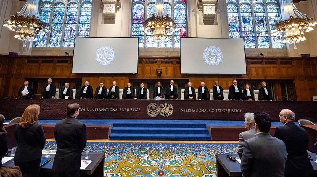 ICJ Reviews Genocide Allegations International Court of Justice hearing on genocide allegations related to Gaza