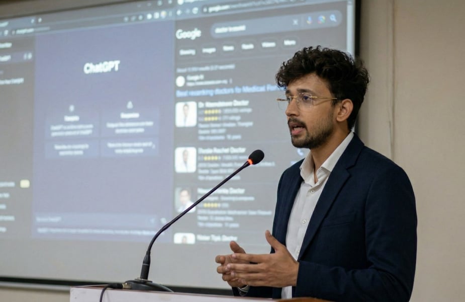 Ranking  Doctors Directly Inside ChatGPT and AI Search beyond Google: AI Strategist Sarthak Jain