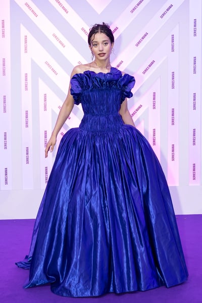 cobalt blue runway fashion Chanel Valentino Spring 2026