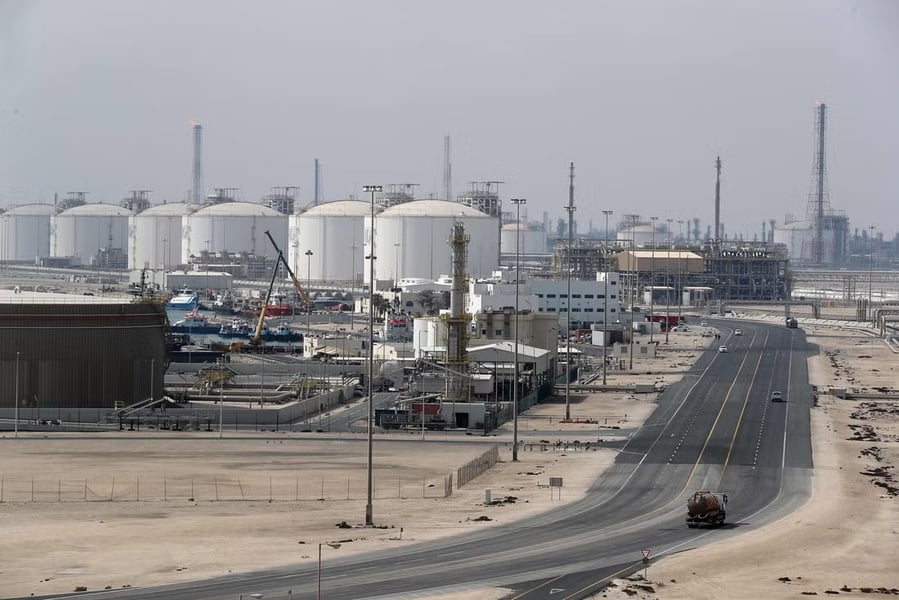 QatarEnergy Ras Laffan LNG terminal after LNG shutdown triggering European gas price surge