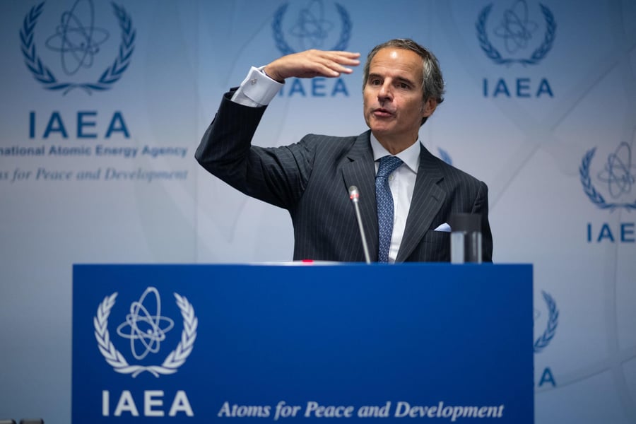 IAEA officials discussing Iran nuclear inspection challenges