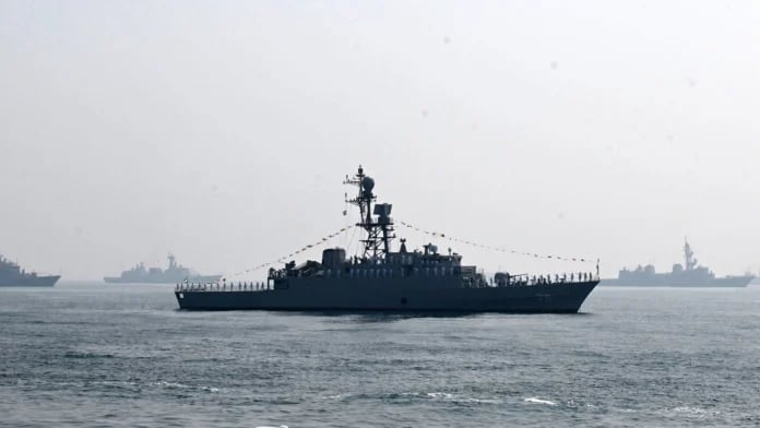 Indian port infrastructure amid claims about US Navy operations during Iran conflict