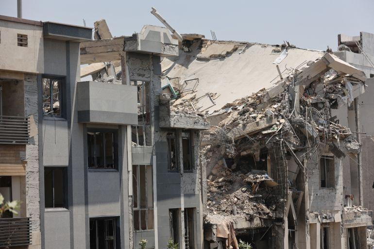 Damage at Iran’s Natanz nuclear facility following reported airstrikes