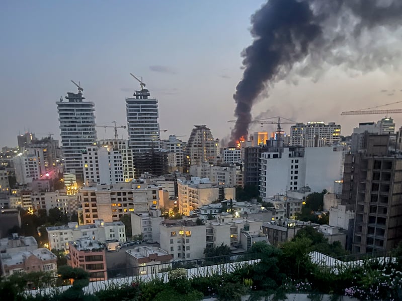 Israel attacks Iran causing destruction in Tehran after airstrikes