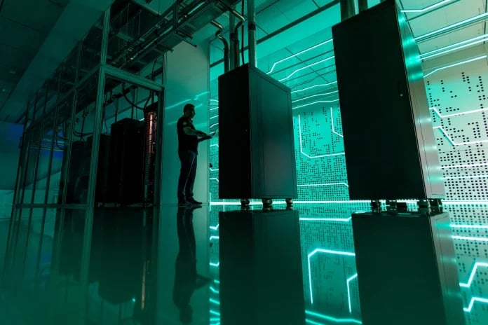 Nvidia AI chips powering data center servers as the US considers global export control rules