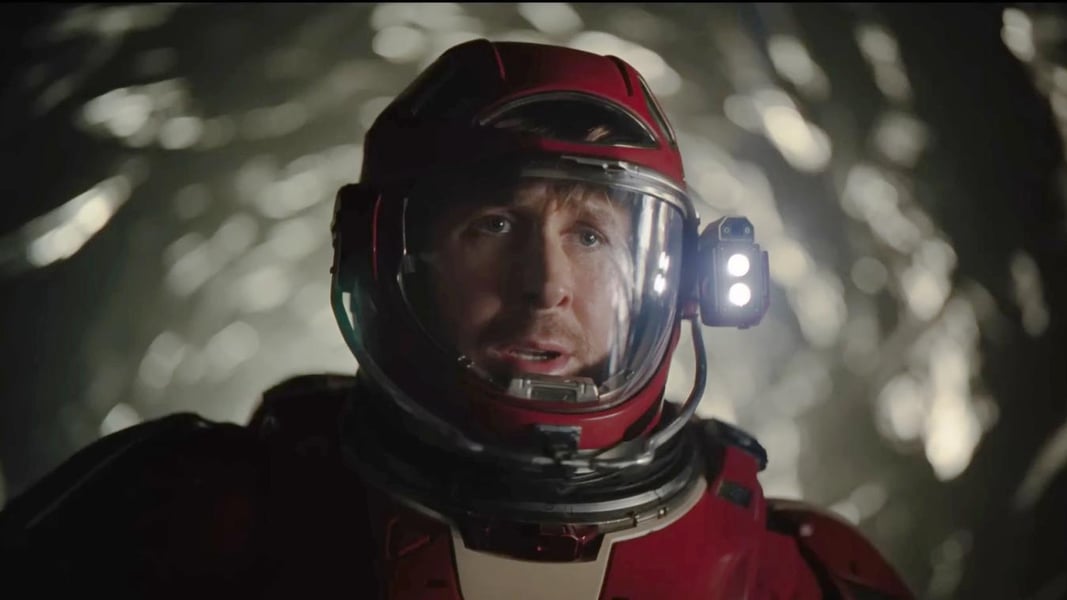 Ryan Gosling in Project Hail Mary space mission scene during record-breaking box office debut