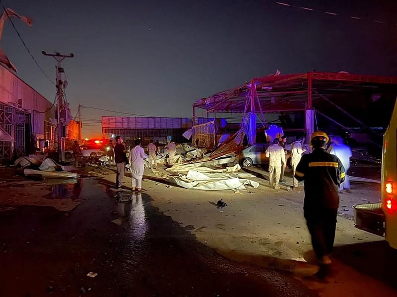 Qatar LNG Infrastructure Hit in Conflict Damage to Qatar LNG facility after missile strikes disrupting global supply