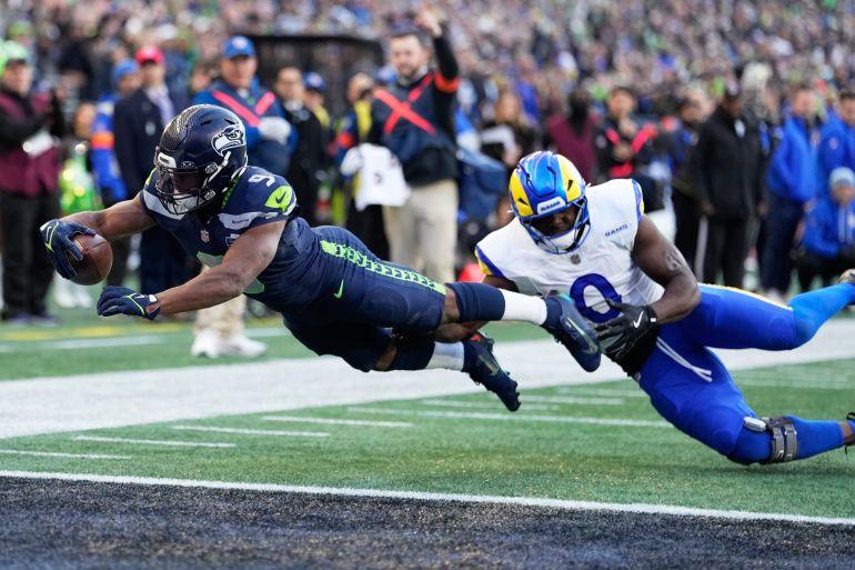 Seattle Seahawks game action during NFL opener