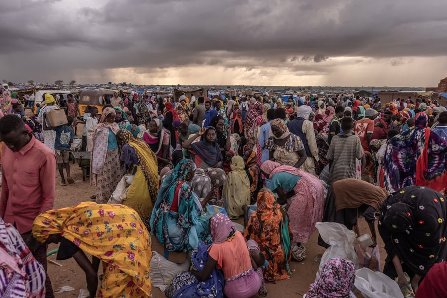Women displaced by Sudan Civil War in Darfur amid reports of systematic rape and genocide risk