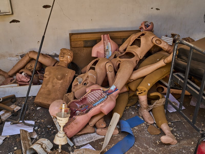 Sudan clinic medicine shortage during civil war, medics treating patients amid drug scarcity