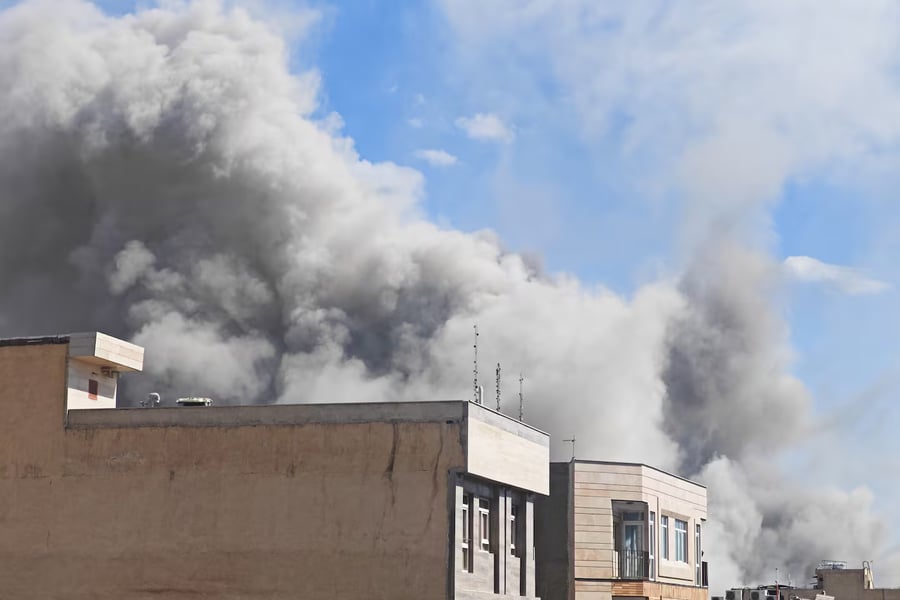 Satellite image showing damage to Tehran leadership compound after US-Israel strikes