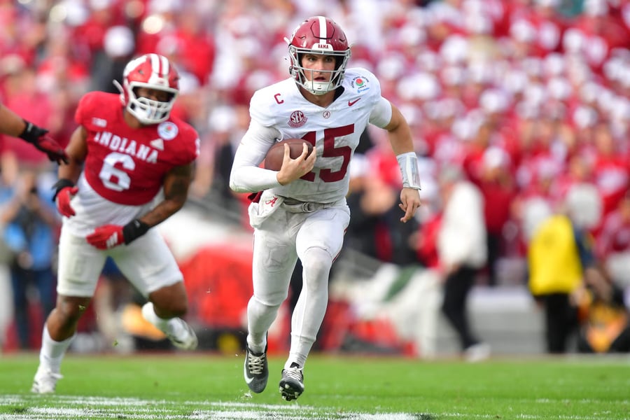 Ty Simpson Alabama quarterback projected No. 3 in 2026 NFL Draft