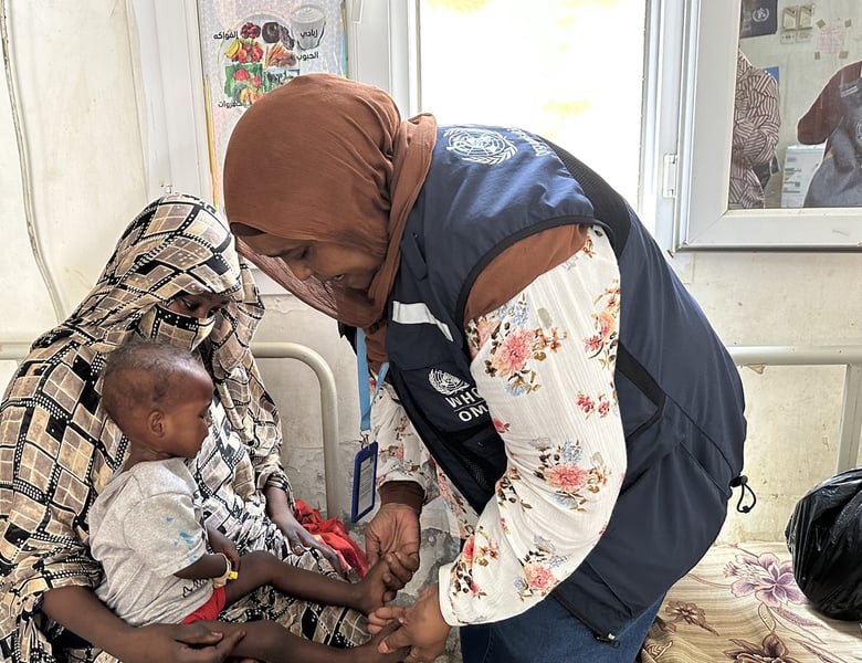 WHO Sudan emergency healthcare crisis - collapsed health system amid ongoing civil war