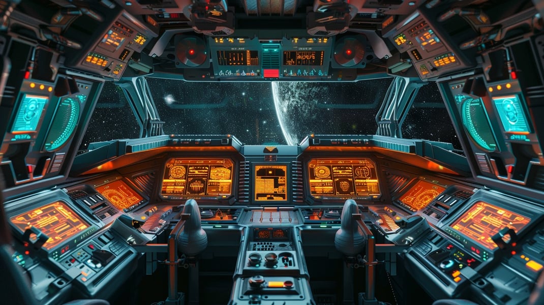 Artemis II Orion cockpit during atmospheric blackout astronauts inside Orion capsule during communications blackout reentry phase